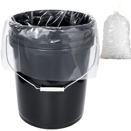 5 Gallon Bucket Liner Bags, 4Mil 12pcs 22x27.5 inches(Excluding Bucket), Turkey Brine Bag Food Grade Bags for Marinading and Brining, BPA Free, Extra Heavy Duty Leak Proof, Great for Food Storage