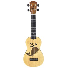 Kahuna Soprano Ukulele Mahogany Plywood, Whale