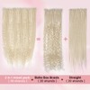 24 Inch Clip in Dreadlock Hair Extensions 10Clips Mixed Handmade