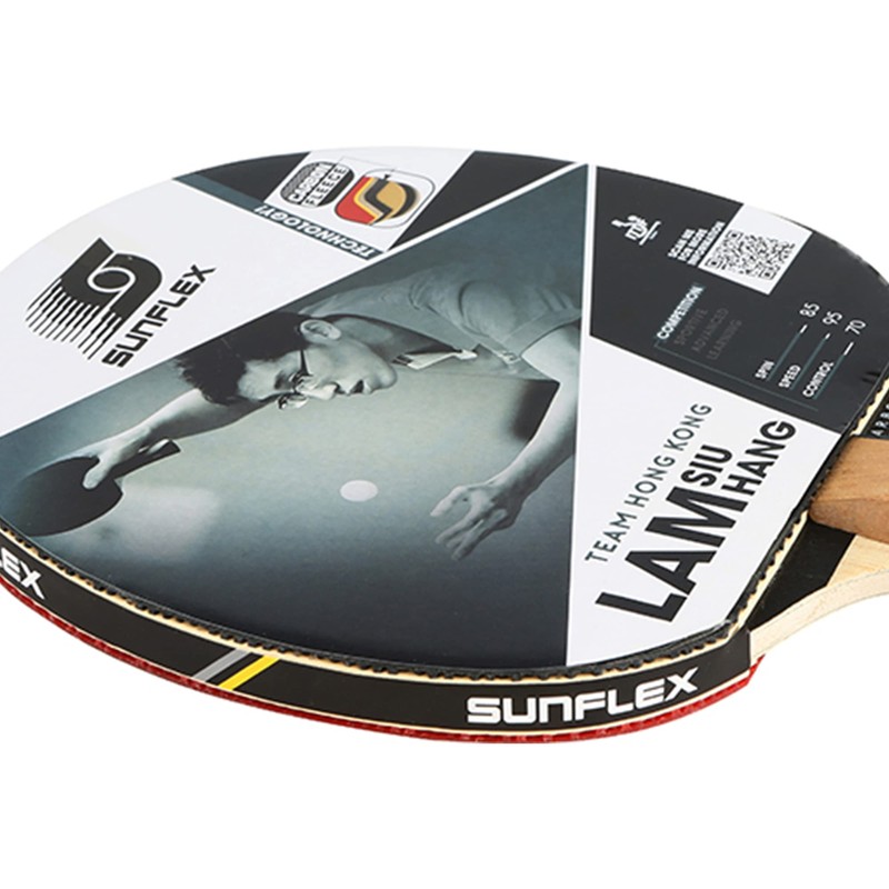 SUNFLEX Lam Siu Hang Table Tennis Bat, Champion‑Level Racket for