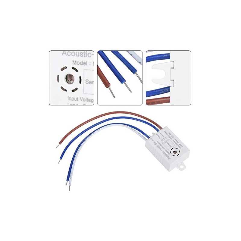 Sensor LED Módulo con Detección Automática y Control de Sonido