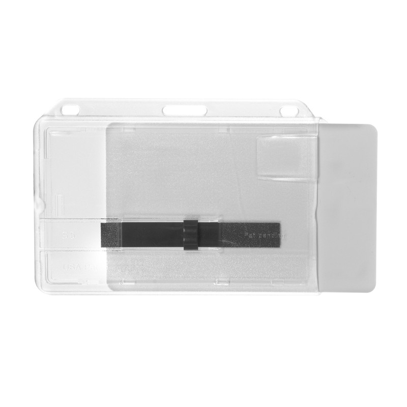 Karteo Horizontal ID Holder [Pack of 1] Card Holder Polycarbonate