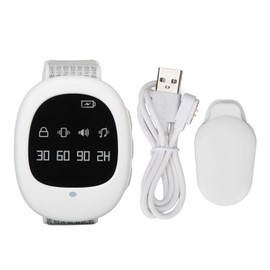Wireless Bedwetting Alarm, Bedwetting Alarm Monitor Potty Alarm with Sound and Strong Vibration, Potty Training Watch Nocturnal Enuresis Alarm Sensor for Boys and Girls Pee