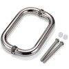 BlueNatHxRPR 6" Glass Door Handle Shower Door Handle Made of