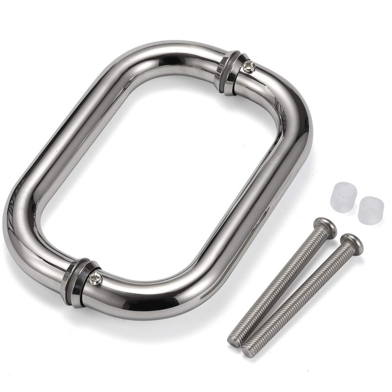 BlueNatHxRPR 6" Glass Door Handle Shower Door Handle Made of