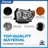Vizotae Headlights for 2014-2021 Toyota Tundra, Not For Models W/Adjustable