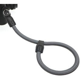 HITHUT Correa de mano para cámara réflex digital réflex digital sin espejo, cuerda de escalada ajustable de 9,5 mm de diámetro, Gris, Adjustable Length