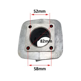 CDH110-52mm New Cylinder Body Iron Sleeve with Gasket and Piston Combo