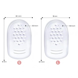 4pcs Heel Gel Pads & Cushion Cups - Gel Heel Pads for Plantar & Achilles Support