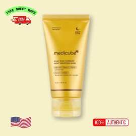 MEDICUBE Kojic Acid Turmeric Night Wrapping Mask 75ml – Brightening & Tone Care