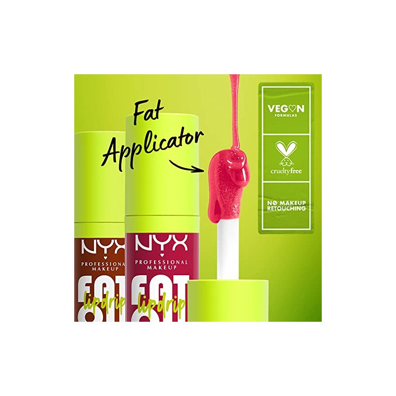 NYX Professional Makeup, Fat Oil Lip Drip Gloss Brillo labial