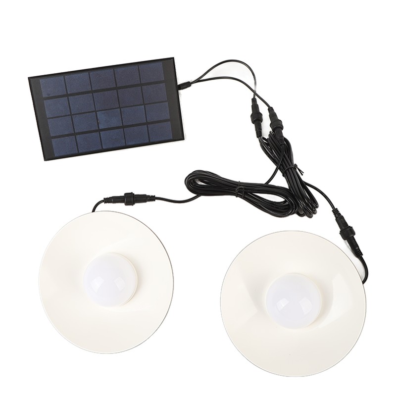 Outdoor Solar Lights IP65 Waterproof Energy Conservation 2 Headed Infrared