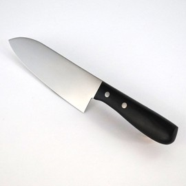 Masahiro MSC MS-400 Stainless Steel Knife, Household Knife, Santoku Type, 6.5 inches (165 mm)