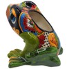 Talavera Pottery Store Frog Planter Large Eyes Hand Painted Indoor