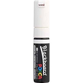 uni PCE2508K.1 Blackboard POSCA, Bold Letters, White, Water-based Pigments
