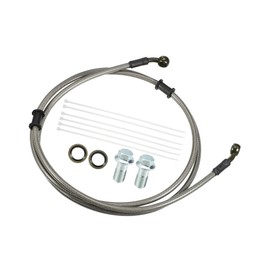 ACROPIX 1 Set 1.9m 6.23ft Motorcycle Hydraulic Brake or Clutch Line Hose Universal for Motorcycle Dirt Bike ATV Moped Scooter with Screws Car Parts