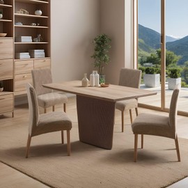 YUEANG Waterproof Dining Chair Covers, Chair Covers for Dining Room, Stretch Chair Covers Parsons Chair Slipcover, Removable, Washable for Dining Room Kitchen Chair Protector Cover