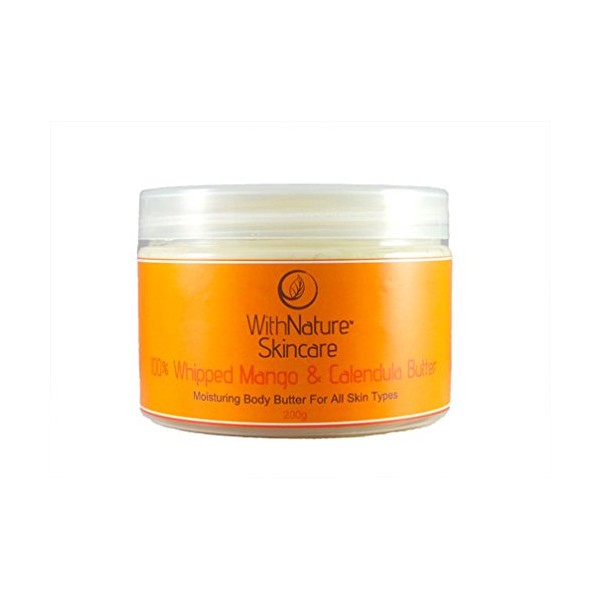 WithNature Skincare 100% Organic Whipped Mango & Calendula Body Butter