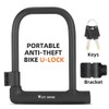 WEST BIKING Bike Lock U-Lock Heavy Duty Bicycle Motorcycle Anti-Theft