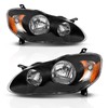 Headlight Assembly Fit Toyota Corolla 2003 2004 2005 2006 2007