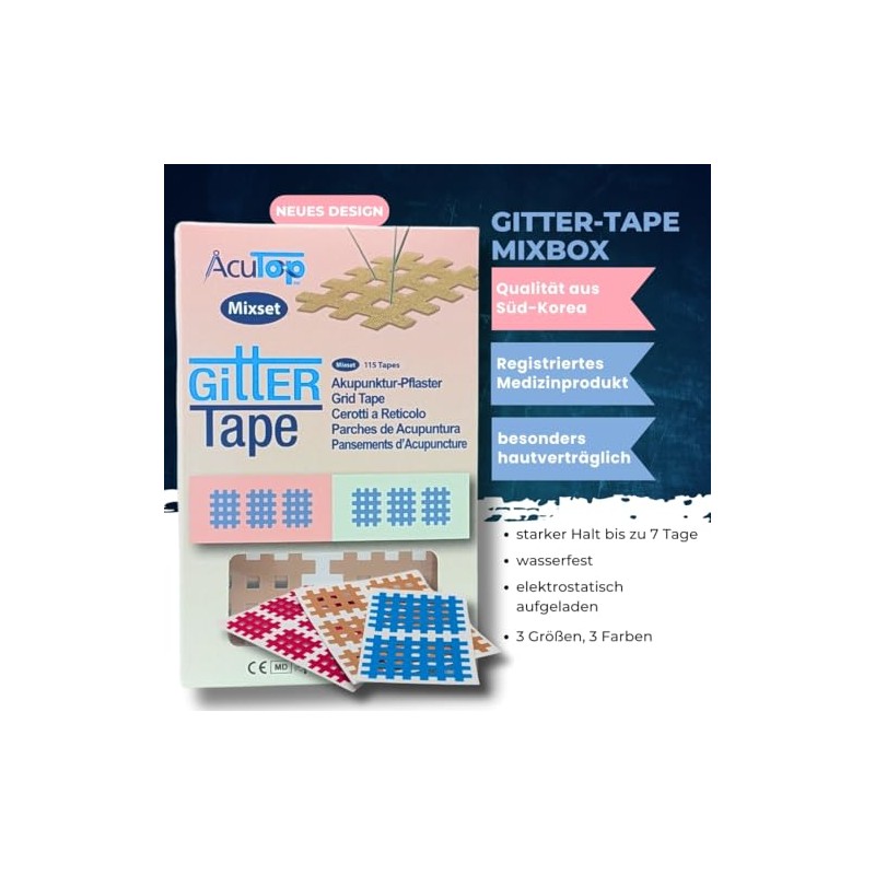 AcuTop Grid Tapes - Targeted and Gentle Support According to