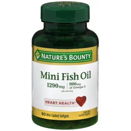 Nature’s Bounty Nature's Bounty Omega 3 Mini Fish Oil 1290 mg 90ct Odorless Softgels