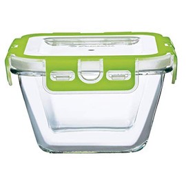 Pasabahce, 59604 Storemax Borosilicate Glass Food Container, V: 0.84L with BPA Free Lids