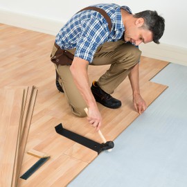 VILLCASE Wood Flooring Installation Tool, Heavy Duty Pulls Bar Floor Install Tool, Laminate Floor Fitting Tools for Easy and Efficient Floor Fitting