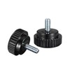 sourcing map 2pcs Knurled Clamping Knobs M8 x 20mm Metric