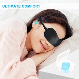 Ear Plugs for Sleeping, 16 Moldable Noise Cancelling Silicone Earplugs for Swimming, Snoring, Sleep and Studying, Blue