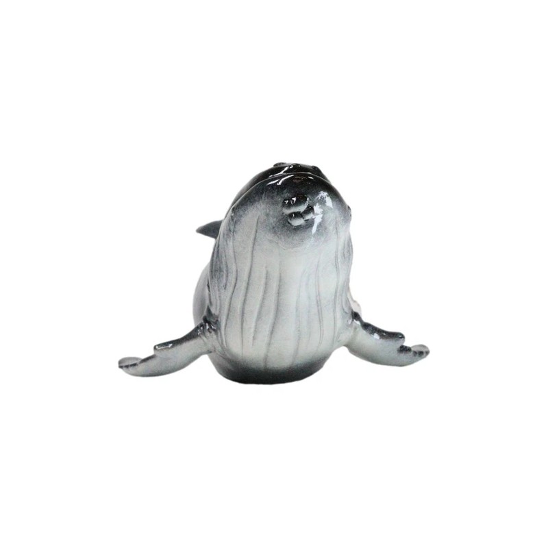 Large Nautical Ocean Marine Baleen Blue Humpback Whale Swimming Figurine