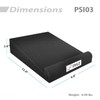 Pyle Sound Dampening Speaker Riser Foam - Audio Acoustic Noise