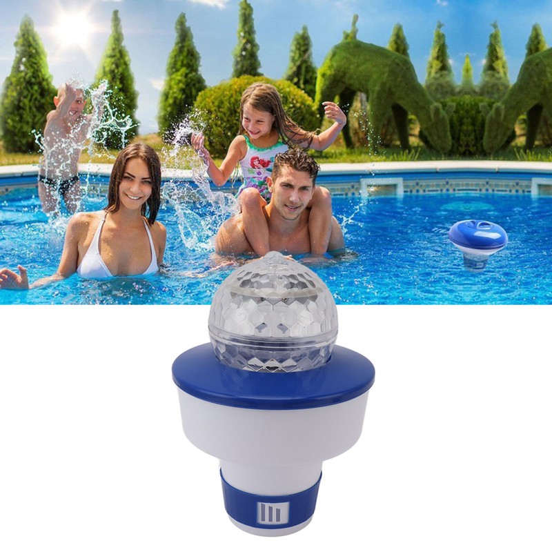 8 Inch Pools Chemical Dispenser 11cm Lighted Floating Pool Chlorine