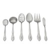RiverRidge Rose Monogrammed Flatware Set 46 Piece Silverware - B