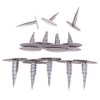 CENPEK 12Pcs Plastic Garden Securing Pegs Tool Large Nail Head
