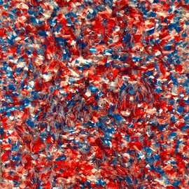 Bakell Shimmer Flakes - Americana (4g 1x Jar) | Red, White, and Blue Food-Grade Edible Glitter Flakes for Cakes, Cupcakes, Confections, & More!
