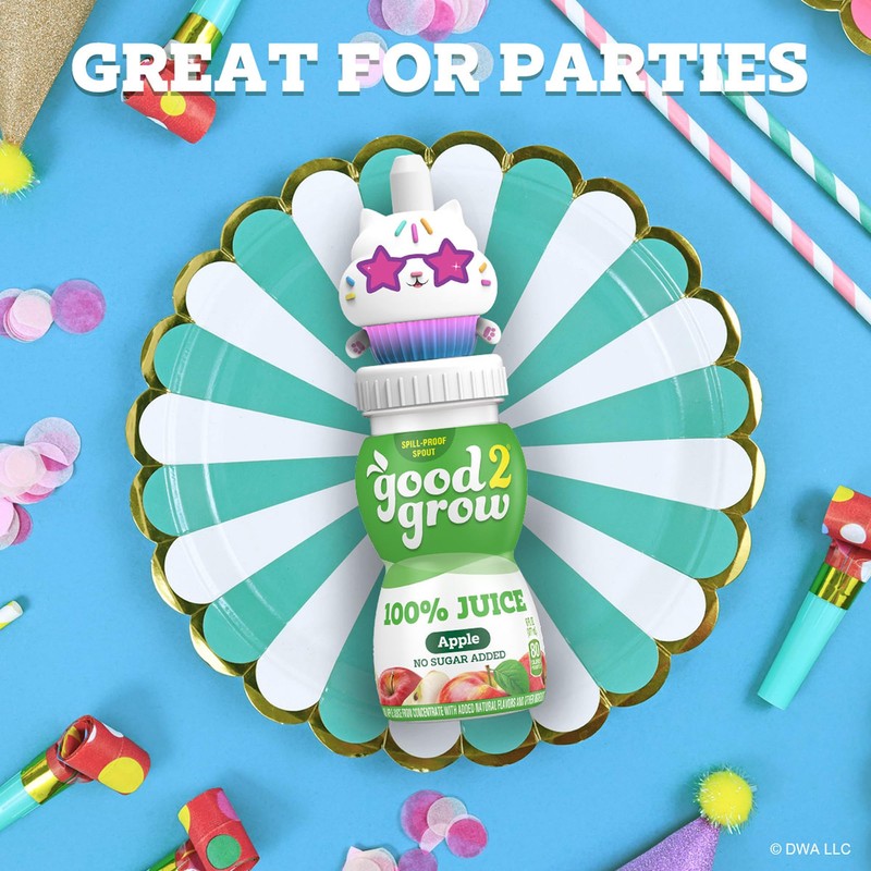 good2grow 100% Apple Juice for Kids, 6 fl oz, 3