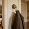 KWQKEM European Vintage Solid Brass Double Hook – Antique Bronze
