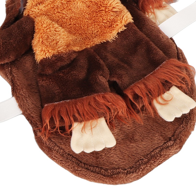 Pet Holiday Costume Funny Monkey Cosplay Dog Clothes Soft Breathable
