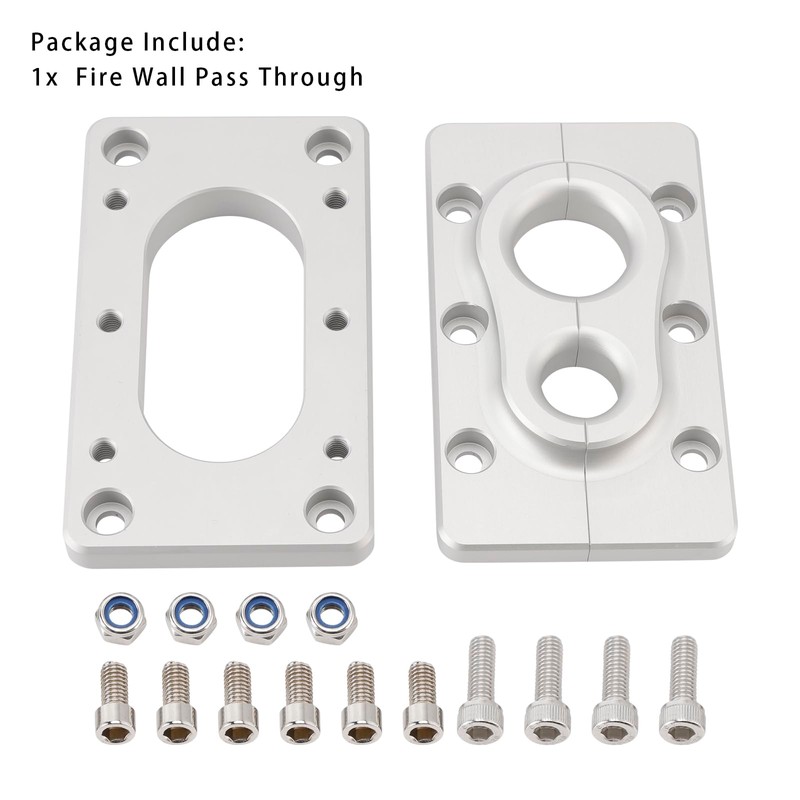 MAD HORNETS Aluminum Fire Wall Pass Through Raw Bracket For