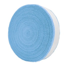 Wallfire 10 Meters Badminton Tennis Racket Non-Slip Cotton Towel Handle Big Reel Towel Grip Roll Overgrip Sweatband Band Recorded Wraps (Color : Sky Blue)