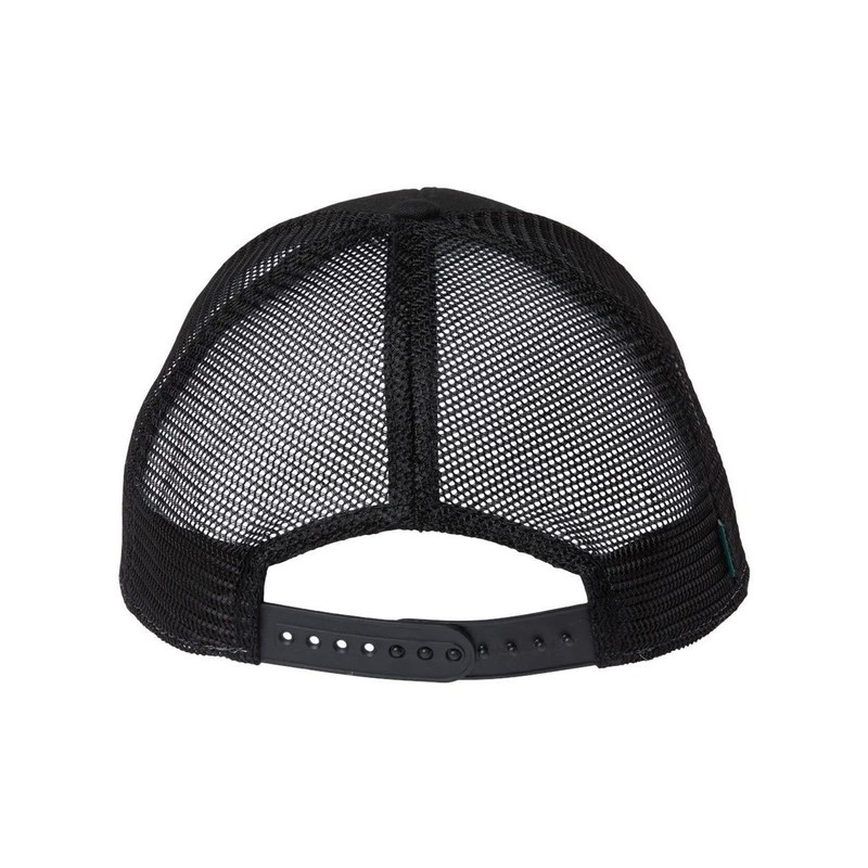 Legacy Lo-Pro Snapback Trucker Cap, Adjustable, Black-Black