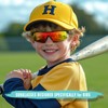Vcarsian Kids Sunglasses Youth Baseball Sun Glasses Polarized Sports TR90