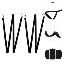 PACKOVE Pack of 2 Car Wind Protection Adjustable Car Tarpaulin Strap Car Cover Strap Adjustable Car Cover Strap Car Cover Strap Car Cover Holder Strap Sun Protection Bonnet Windscreen Polyester