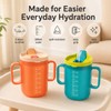 4 Pack Adult Sippy Cup with Handles and Straw Lid,