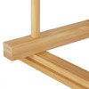 Relaxdays Pasta Dryer, 8 Bars, Long Pasta, Space-saving, Foldable, Bamboo