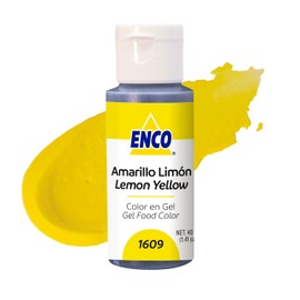 ENCO Food Coloring Gel Lime Yellow 1.41 oz (40g) Concentrated, Vegan