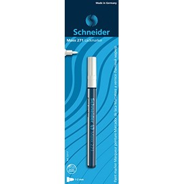Schneider Paint Marker Maxx 271 Marker Pens 1–2 MM White, 1 blister Pack