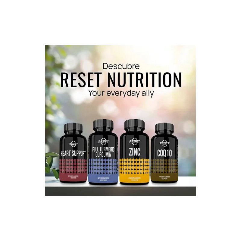 Reset Nutrition Turmeric Cúrcuma Salud Articulaciones 60cáps Sin Sabor