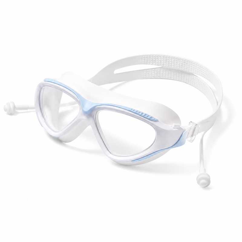 Swimming Goggles for Adults – Anti-Fog Wide Lens with UV